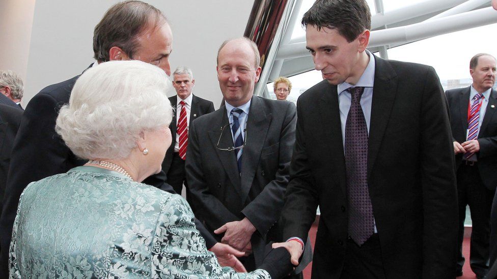 As the youngest member of the Irish Parliament, Simon Harris met the late Queen Elizabeth in Dublin in 2011
