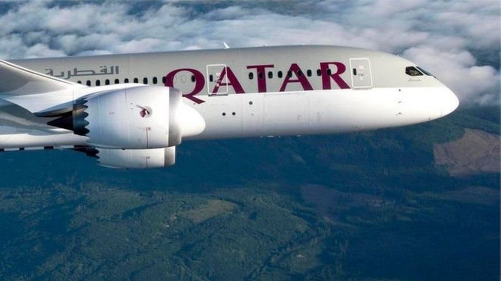Awyren Qatar Airways