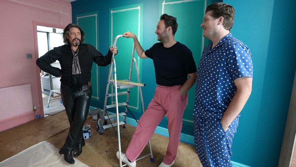 Laurence Llewelyn-Bowen, Jordan Cluroe and Russell Whitehead on Changing Rooms