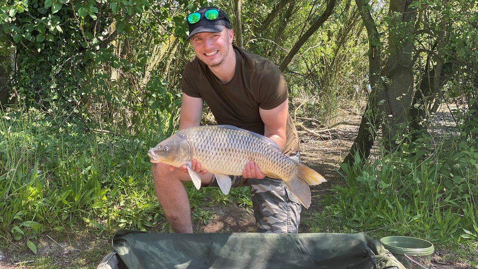 Ben Gates with a fish