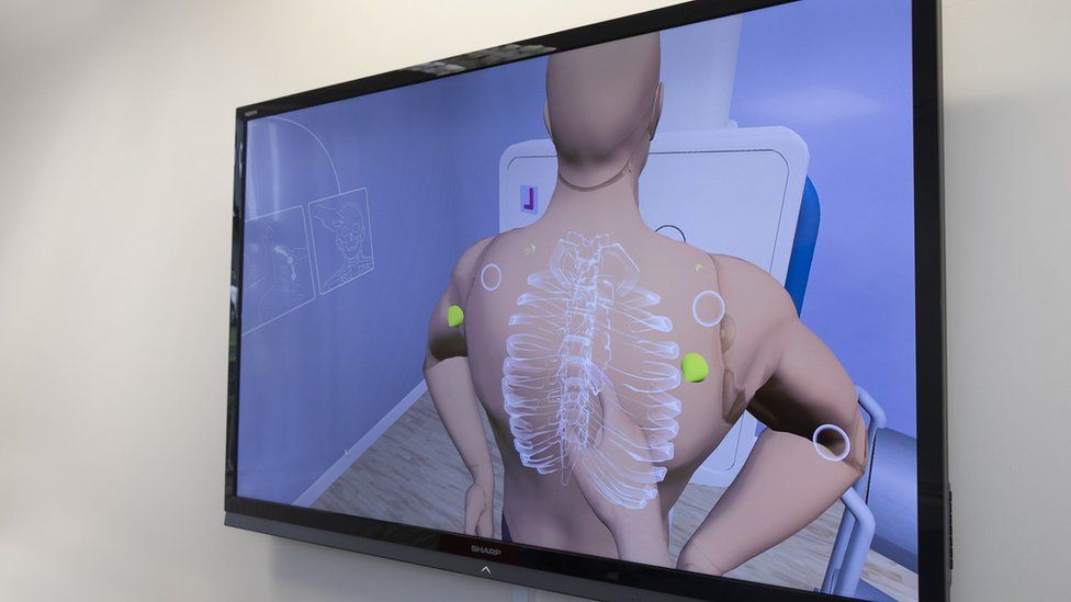 A virtual X-Ray on screen