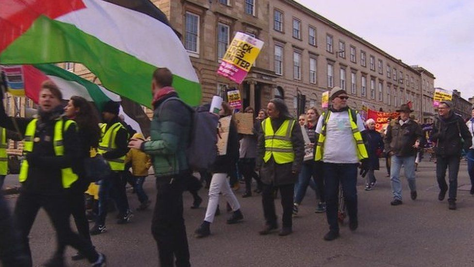 March in Glasgow