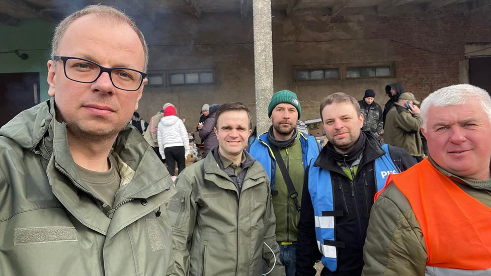 The mayor of the Polish border town of Prezmysl which has seen 180,000 arrivals in 10 days