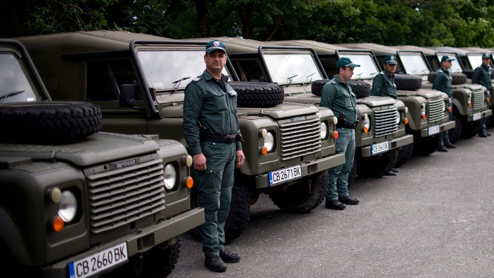 Болгарская пограничная полиция возле Малко Тырново, 22 мая 16