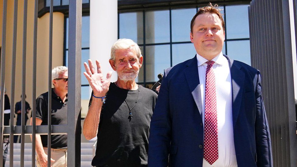 David Hunter leaving court in Paphos