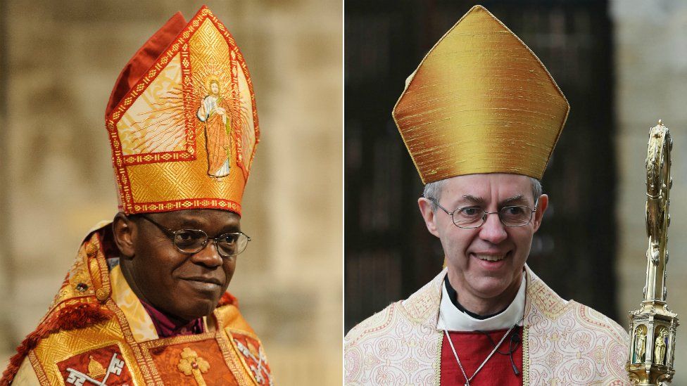 The Archbishop of York Dr John Sentamu and the Archbishop of Canterbury Justin Welby