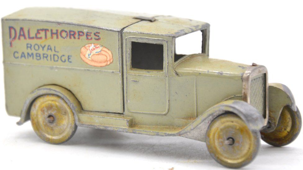 Dinky vintage toy vans sell for thousands at auction - BBC News