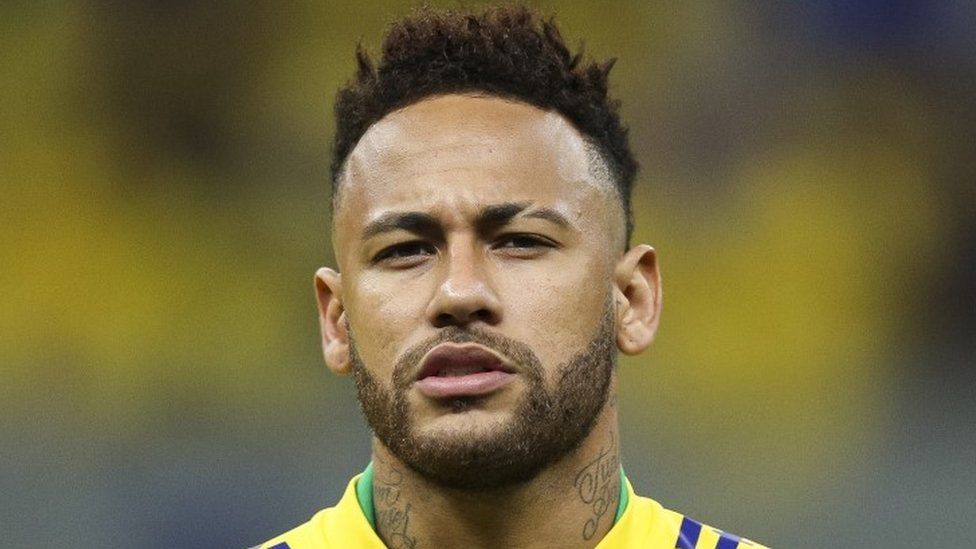 Neymar was injured playing for Brazil on Wednesday