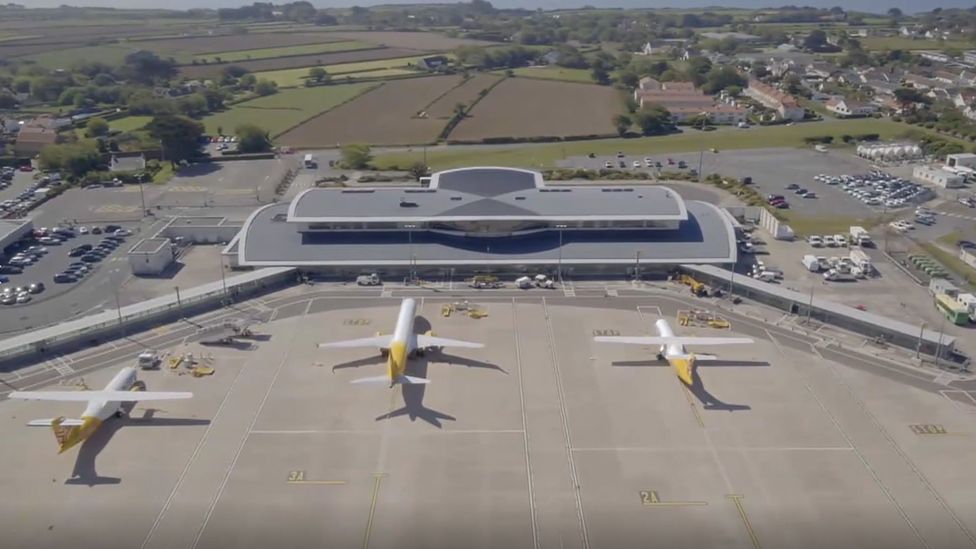 Service helicopter used for medical transfers from Guernsey BBC News