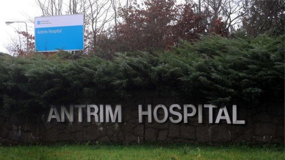 Antrim Area Hospital in County Antrim.