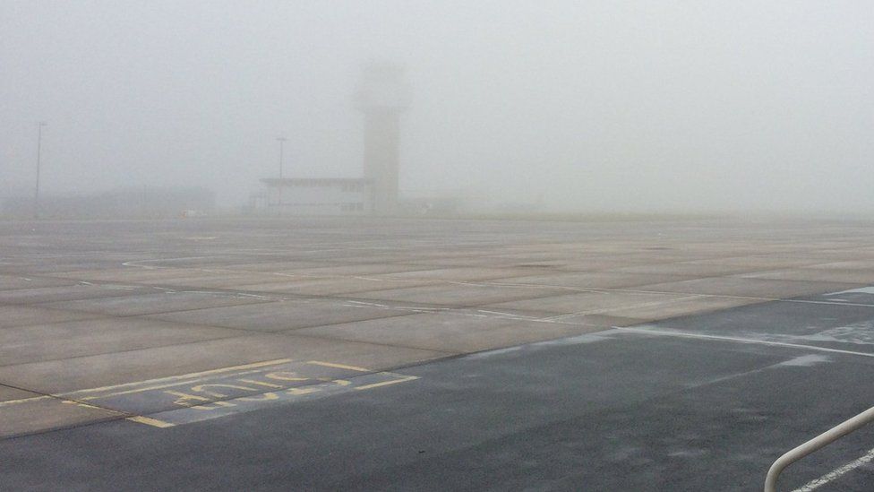 Fog causes Isle of Man flight cancellations and delays BBC News