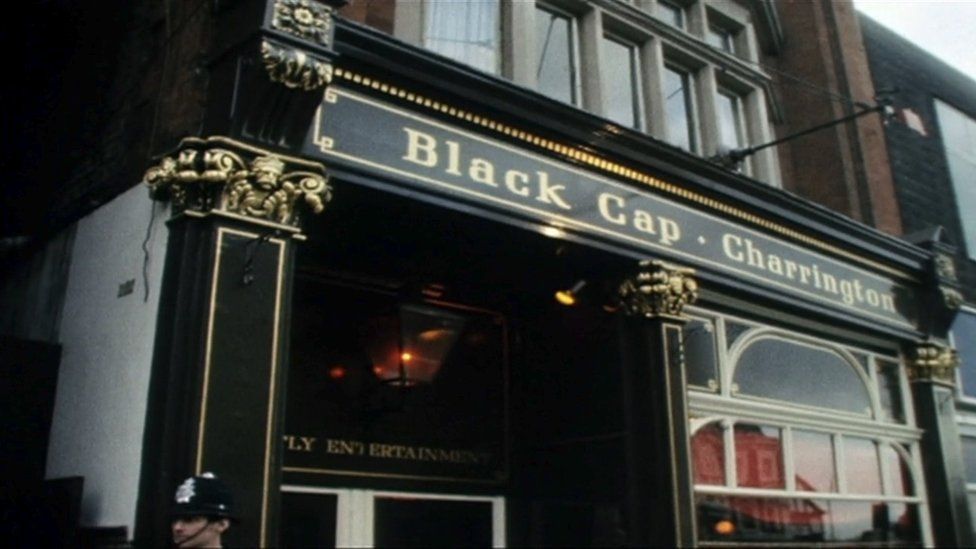 BBC archive image of The Black Cap from 1976