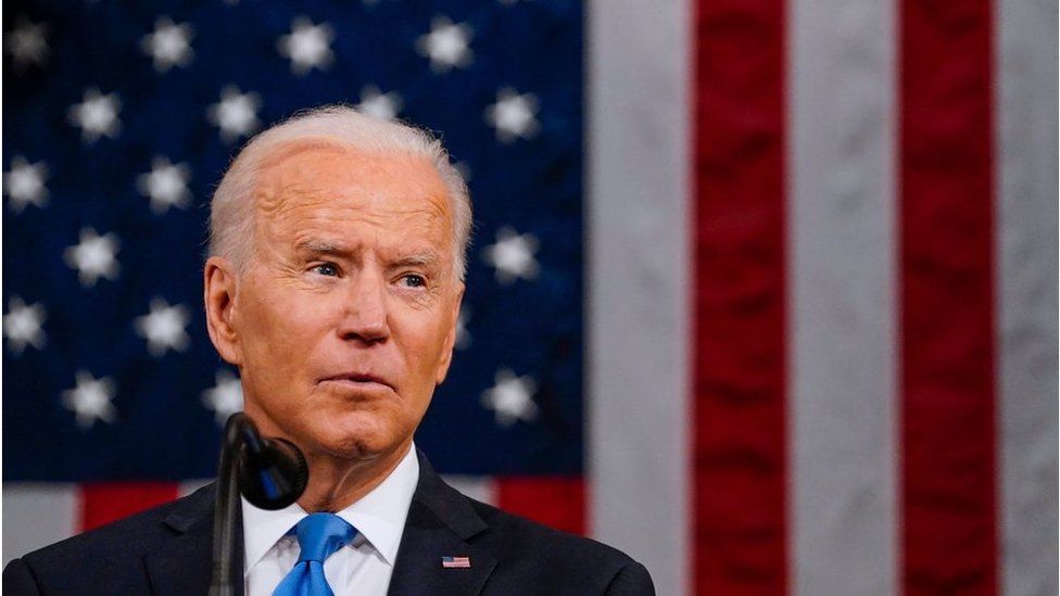 Five Key Moments From Biden S First Speech To Congress Bbc News