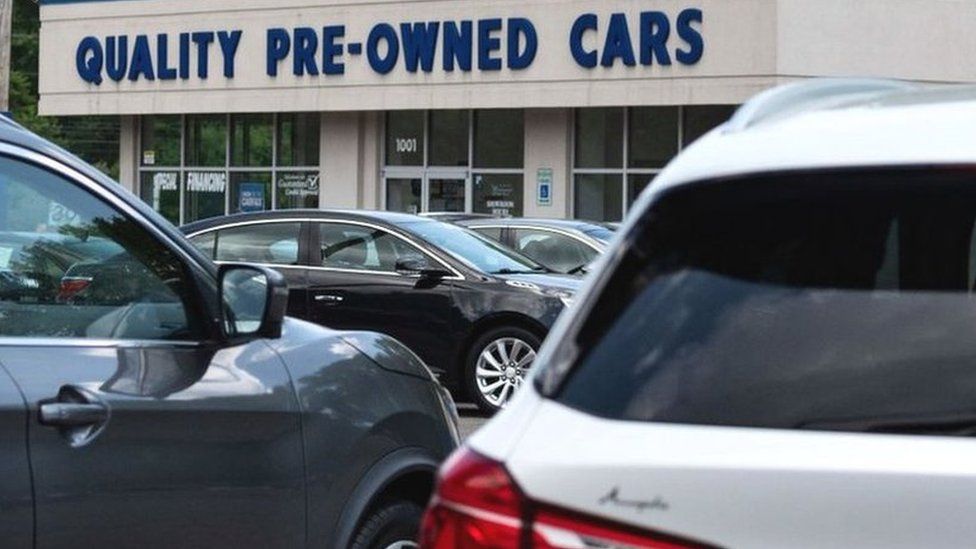 Second hand car prices surge amid new car shortage BBC News