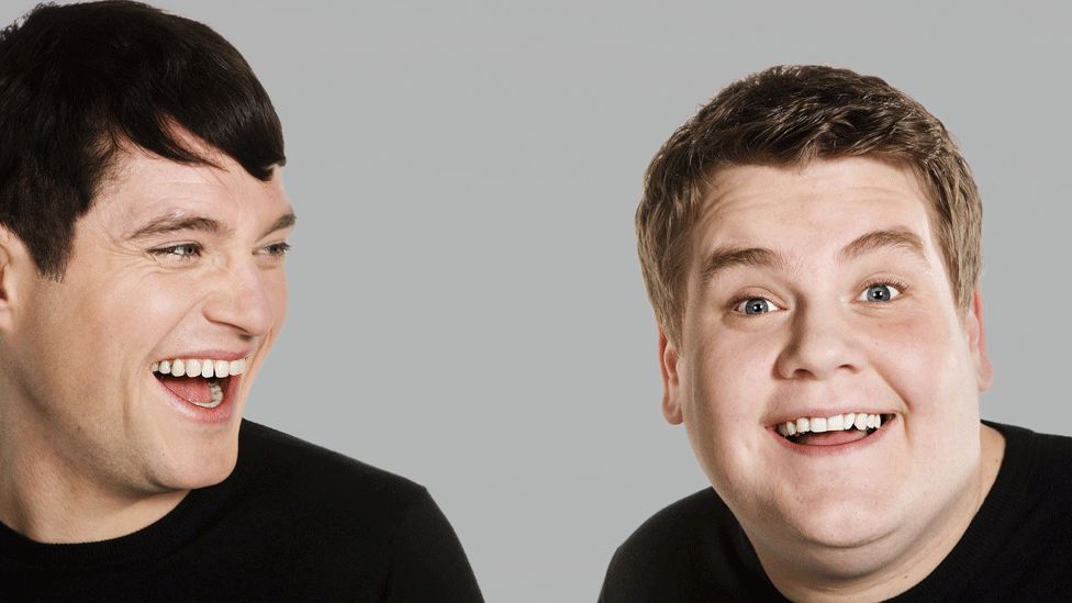 Mathew Horne and James Corden