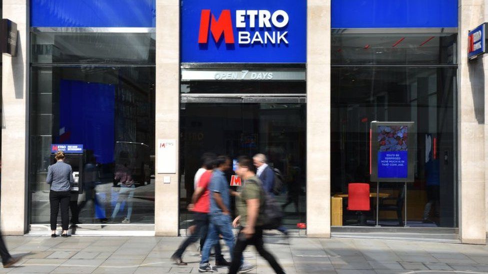 A Metro Bank branch