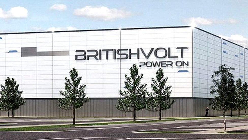 CGI of Britishvolt factory