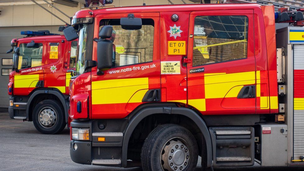 Nottinghamshire fire engines