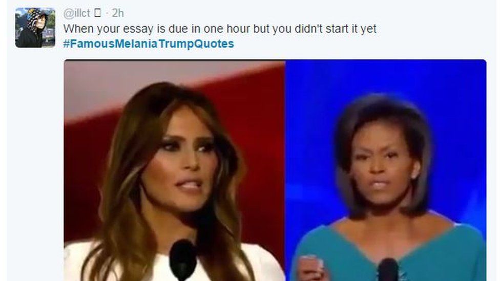 Melania and Michelle