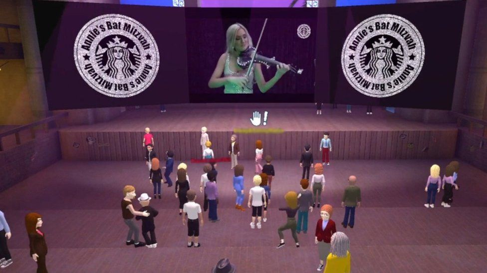 Check out this virtual reality Bat Mitzvah with dancing and live music