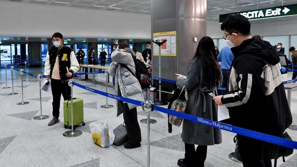 Chinese arrivals in Milan