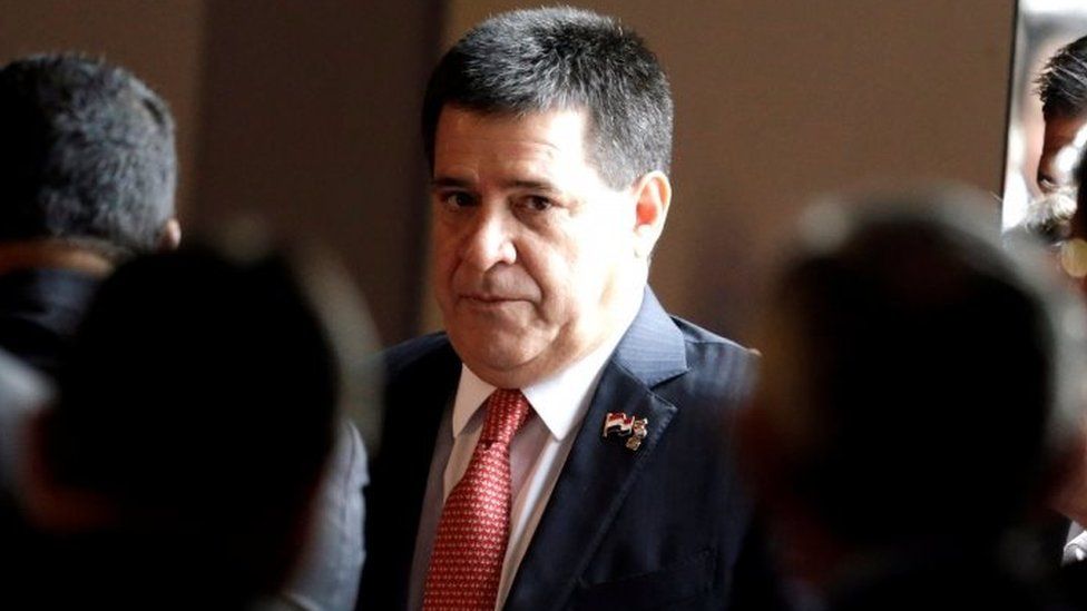 Paraguay's President Horacio Cartes 31 March, 2017.