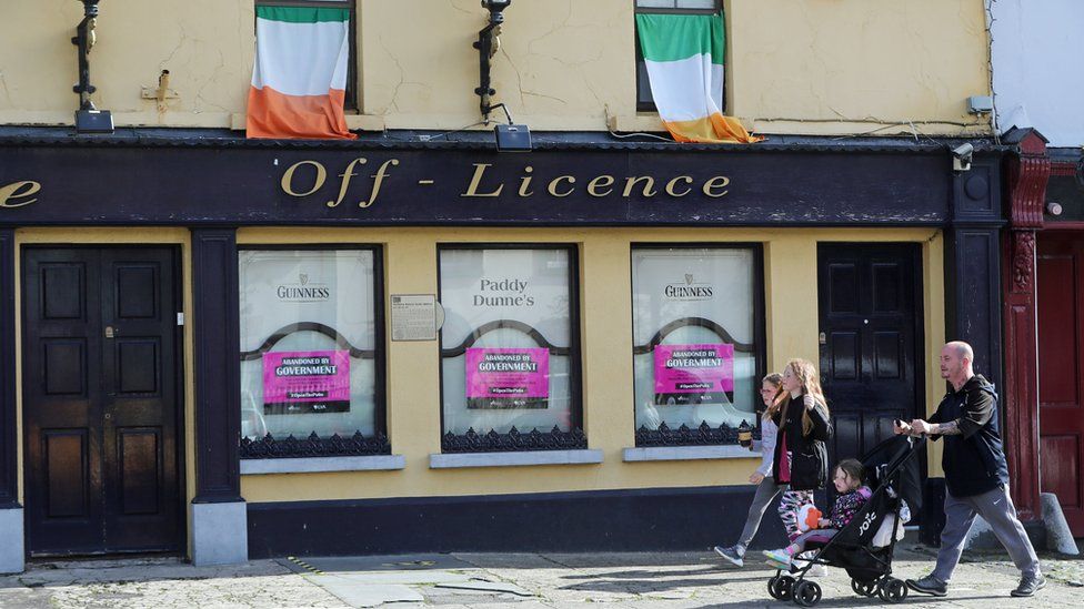 Irish pubs reopening 21 September