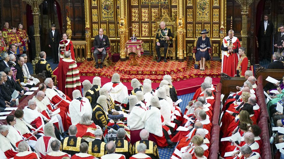 The State Opening of Parliament in the House of Lords