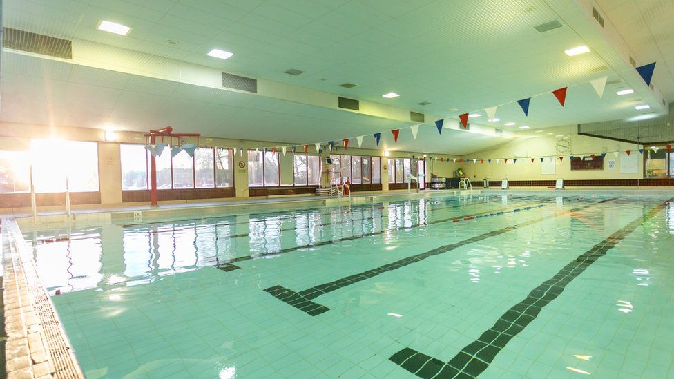 Pool at Fairwater leisure centre, Cardiff