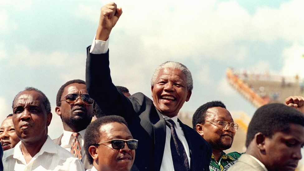 Nelson Mandela in 1994