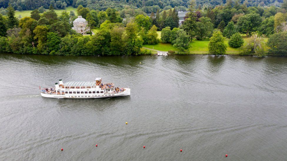 A steamer on Windermere