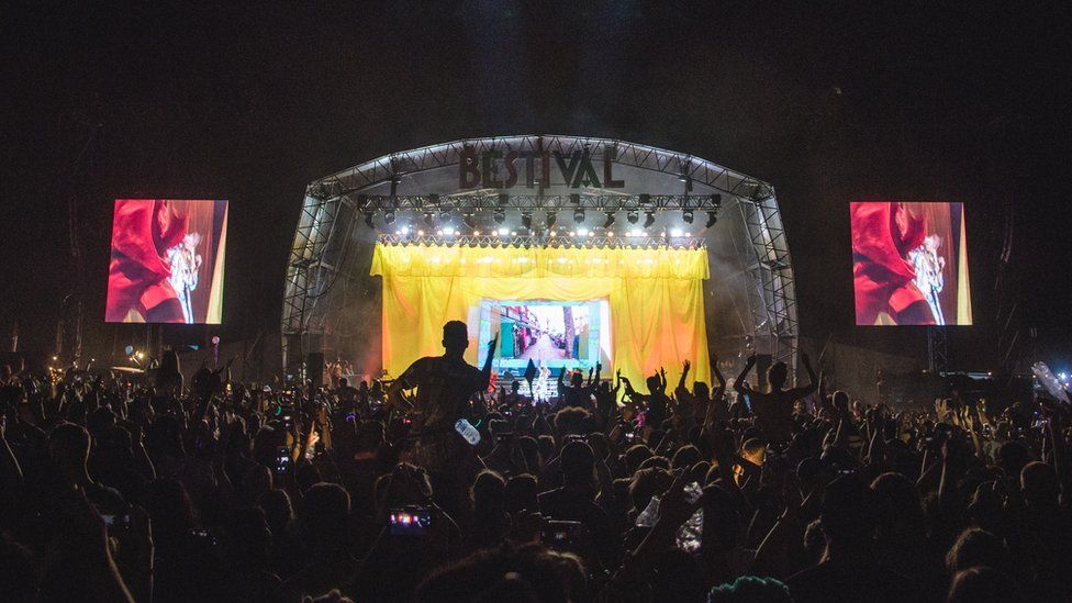 Bestival stage