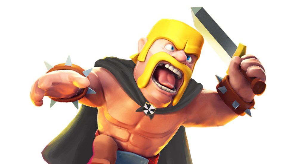 barbarian clash of clans face