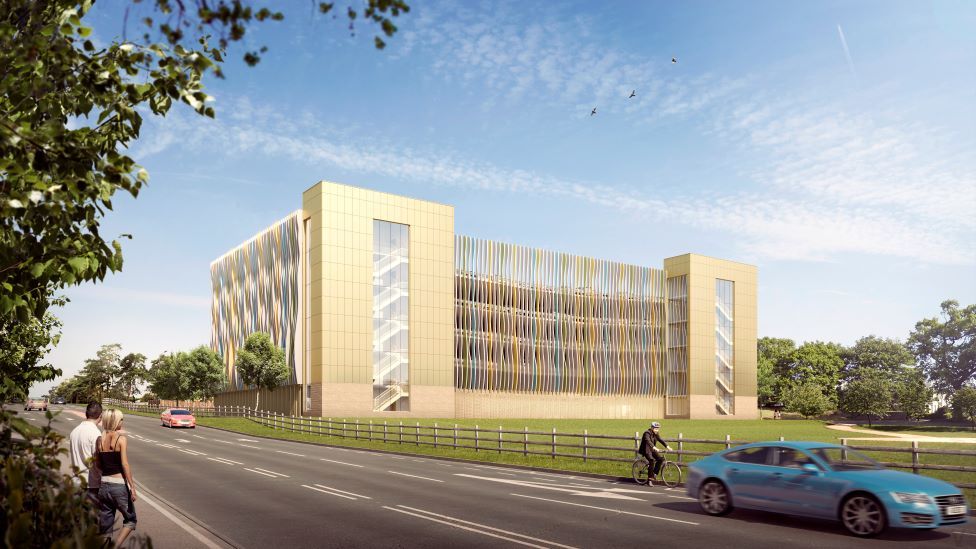 Proposed new multi-storey car park for QEH in Kings Lynn