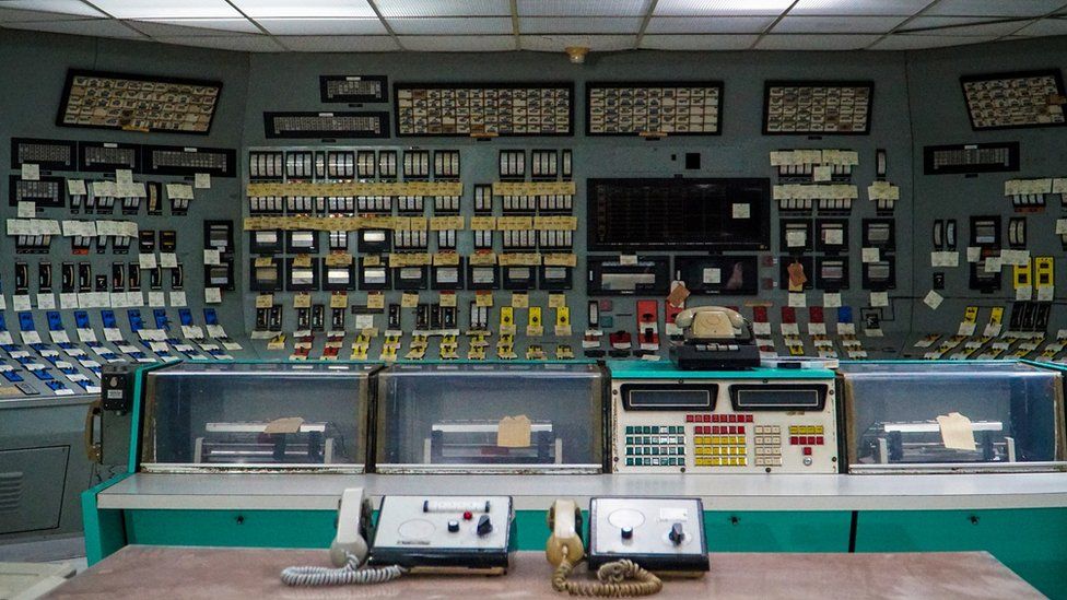 Control room inside the Bataan nuclear power plant