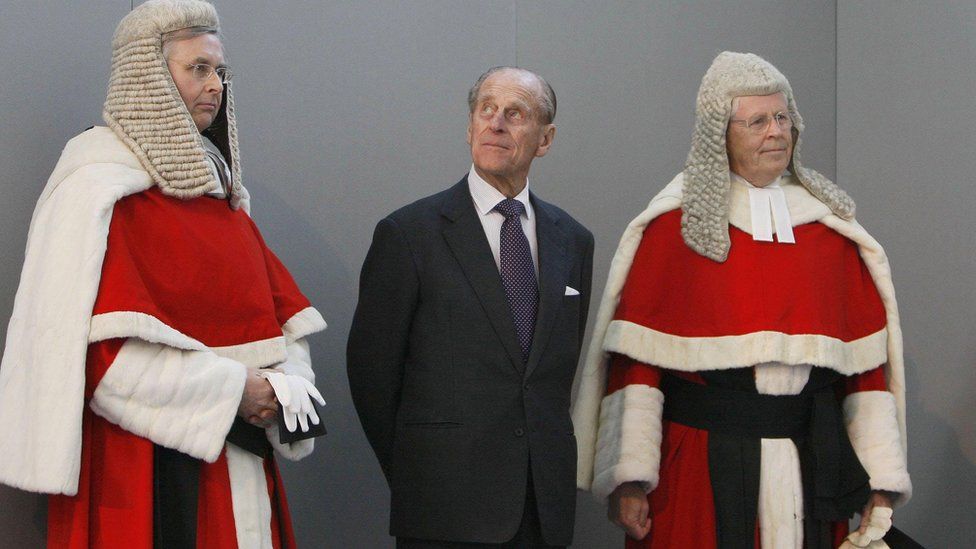 Prince Philip at Manchester Central Court opening in 2008
