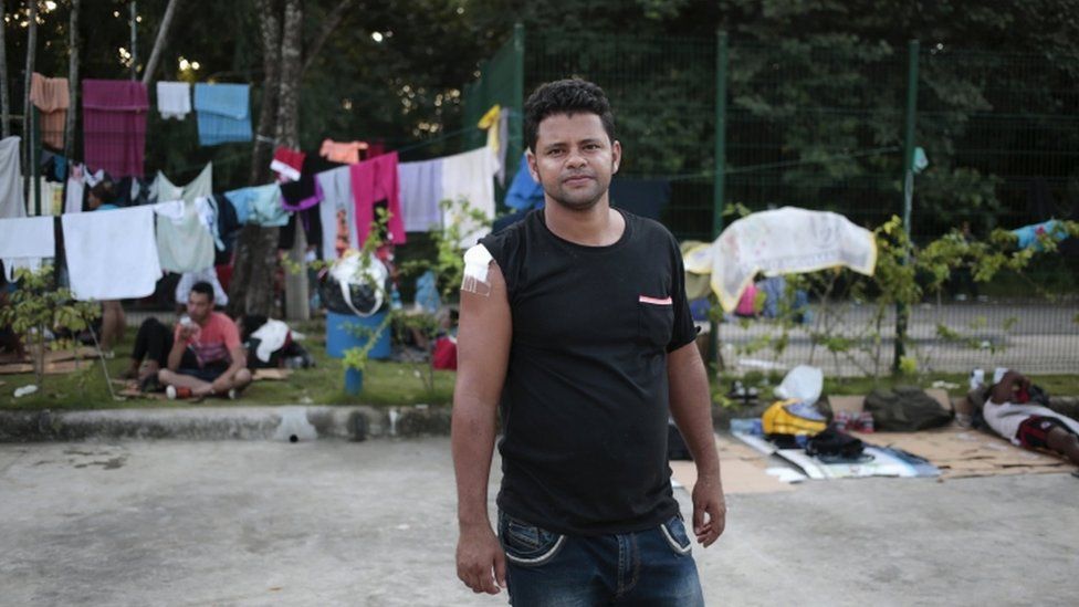 Cuban migrant Lenin Rivacoba, 19 Nov 2015