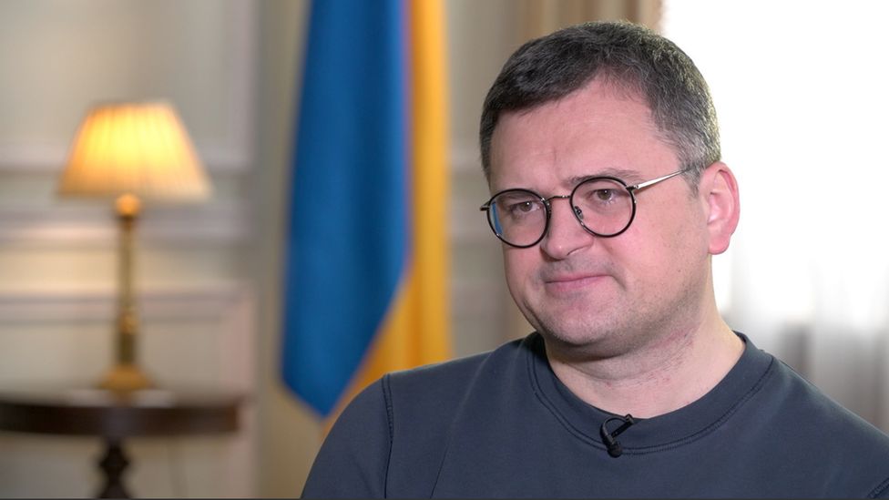 Ukraine's foreign minister Dmytro Kuleba
