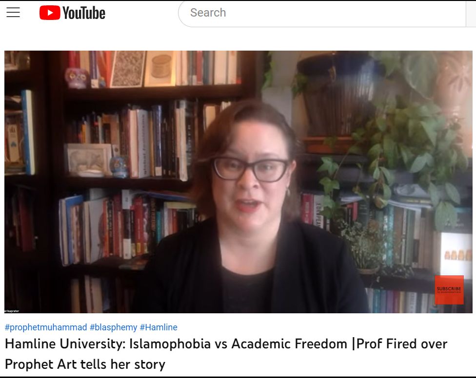 Prof Lopez Prater spoke to an academic YouTube channel