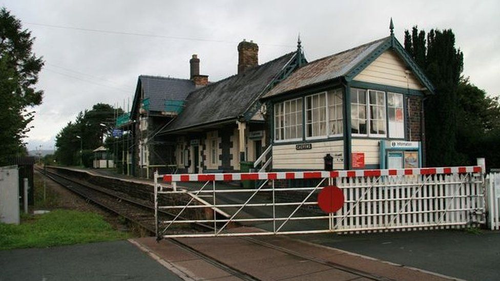 Grade IIlisted Caersws station master's house for sale BBC News