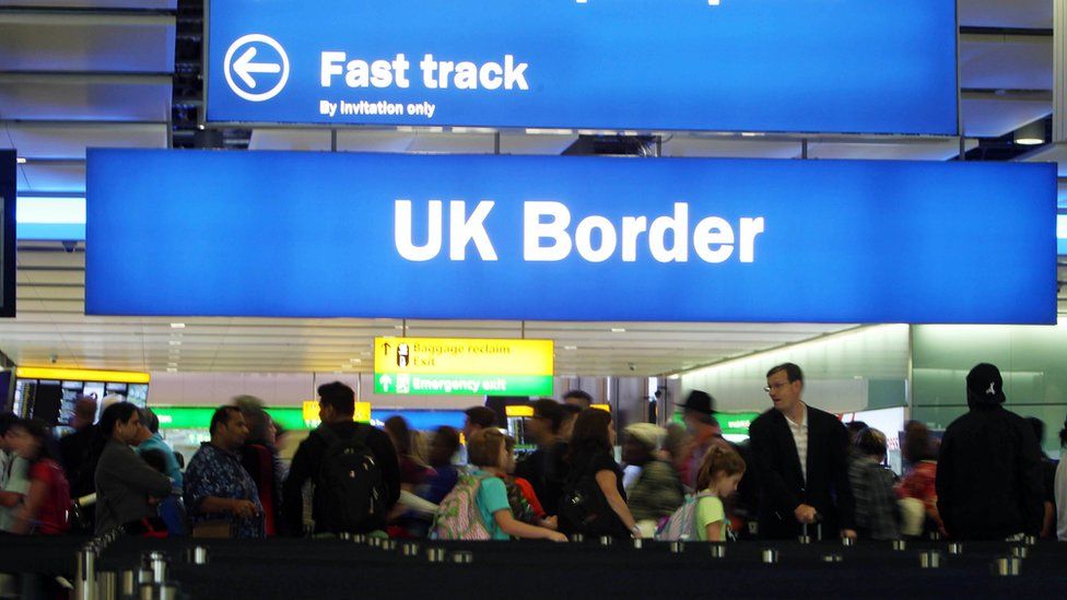 Border control at Heathrow