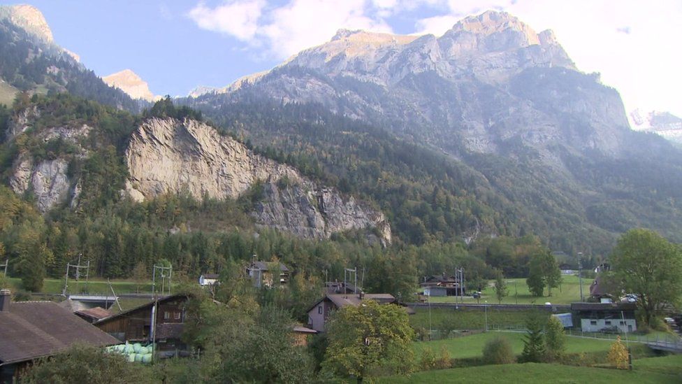 Вид на Митхольц в Швейцарии