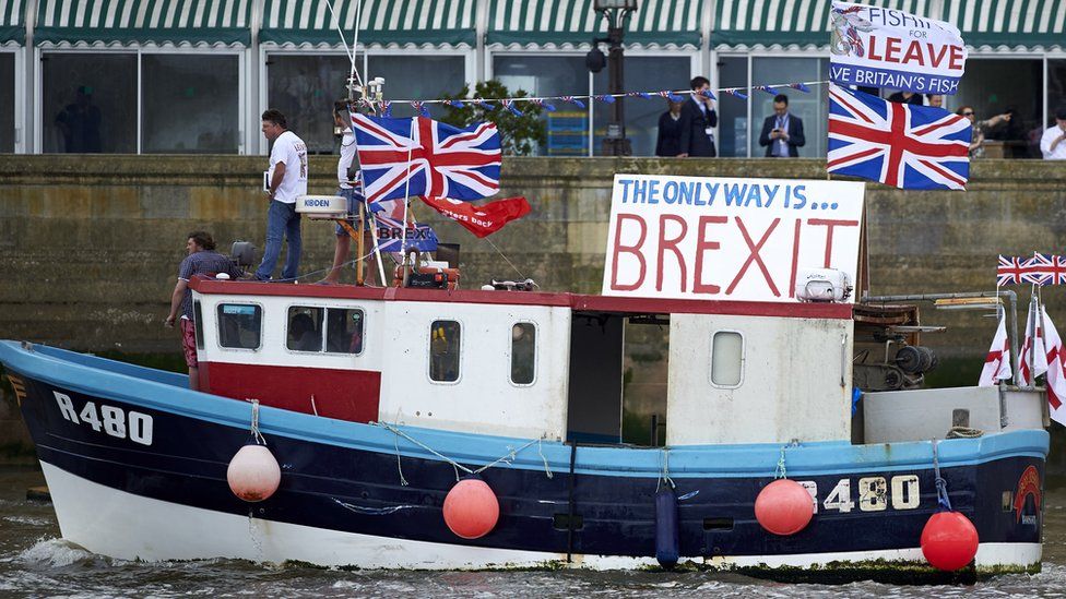 Brexit boat demonstration on Thames, 15 Jun 16
