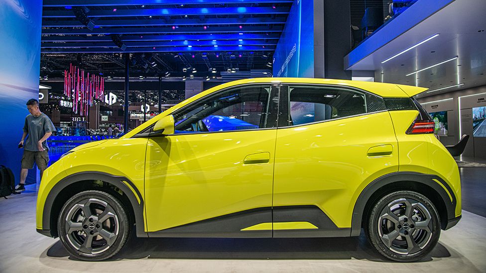 BYD Seagull exhibited at 2023 Shanghai Motor Show