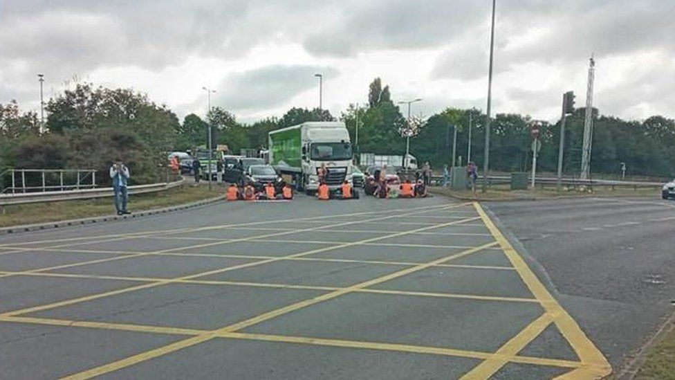 M25 protesters