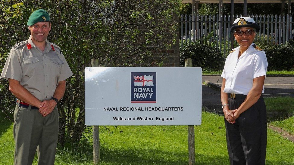 Bristol's Lord Lieutenant Peaches Golding takes up Royal Navy role BBC News