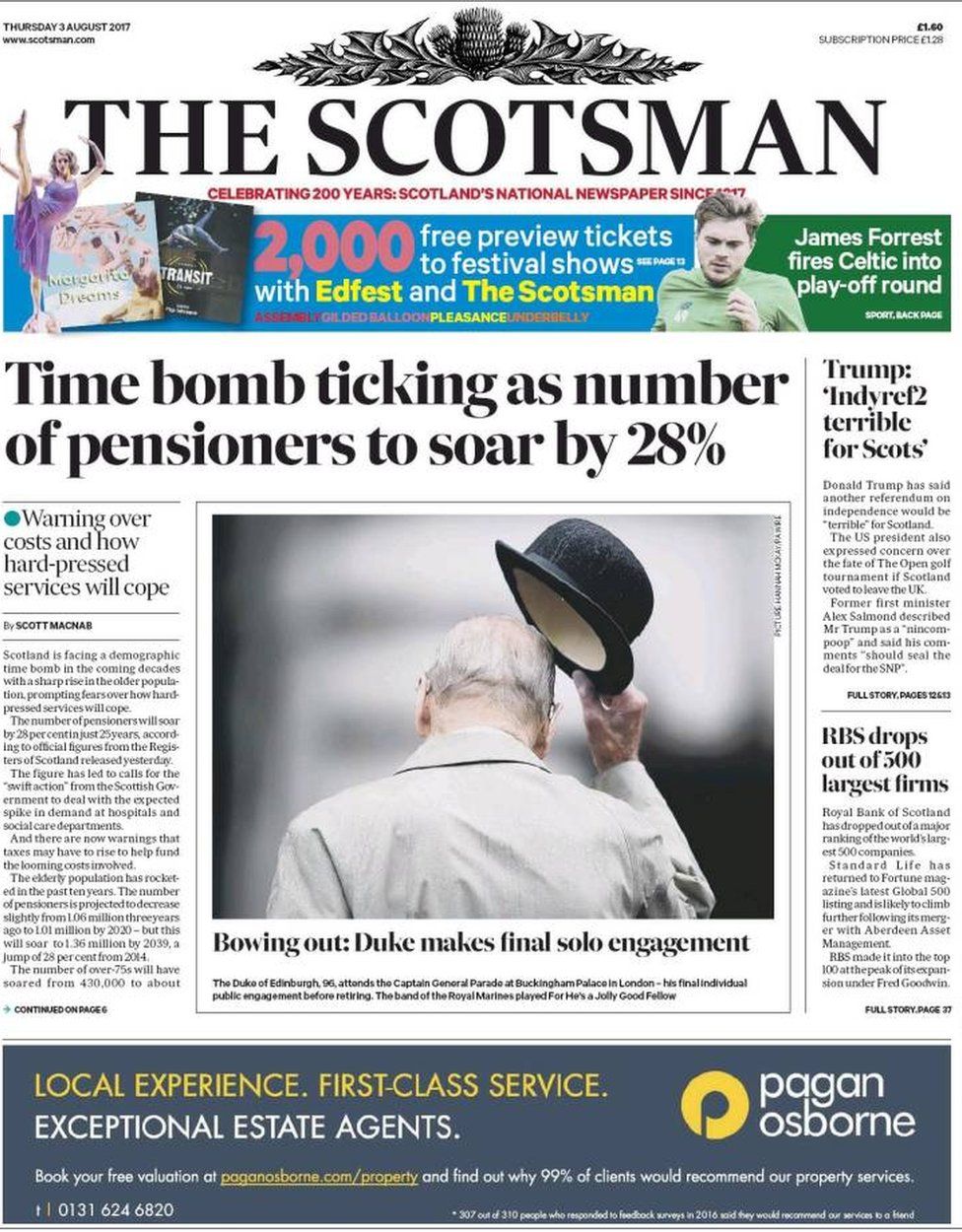 Scotland's papers Drink deaths 'surge' BBC News