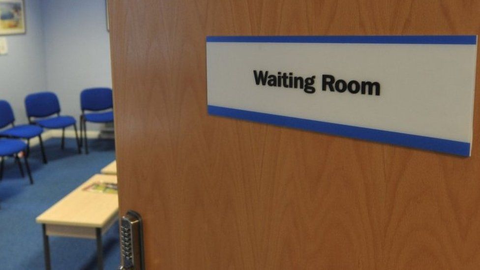 empty doctor's waiting room