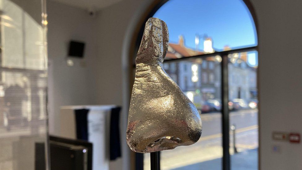 Silver nose on display at Yarm's new heritage centre