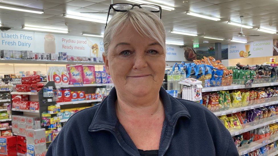 Carmarthenshire's Pontyberem store manager, Melanie Jenkins